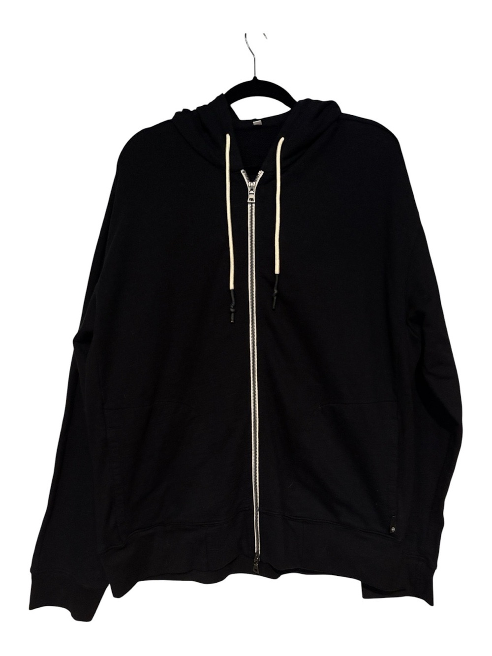 AG Adriano Goldschmied - Men's Full Zip Hoodie. Sweatshirt. Size XL. Black